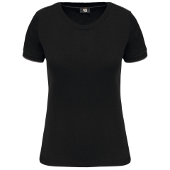 T-shirt Day To Day manches courtes femme Noir / argent WK. Designed To Work
