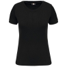T-shirt Day To Day manches courtes femme Noir / argent WK. Designed To Work