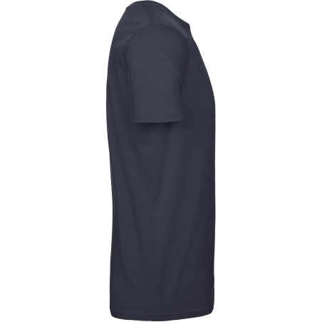 T-shirt homme col rond Marine 185 g/m² B&C E190 – vue 3
