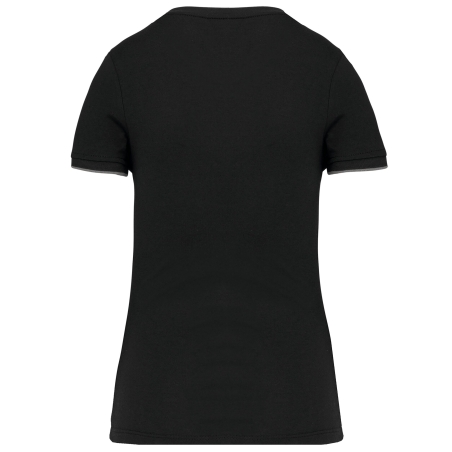 T-shirt Day To Day manches courtes femme Noir / argent WK. Designed To Work – vue 2