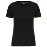 T-shirt de travail manches courtes femme Noir WK. Designed To Work