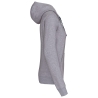 Sweat zippé capuche contrastée femme Gris Kariban – vue 3