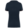 T-shirt Day To Day manches courtes femme Marine / orange fluo WK. Designed To Work – vue 2