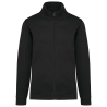Veste molleton zippée homme Noir – Kariban 280 g/m²