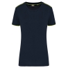 T-shirt Day To Day MC Femme Jaune Fluo WK. Designed To Work