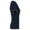 T-shirt Day To Day MC Femme Jaune Fluo WK. Designed To Work – vue 3