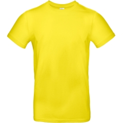 T-shirt homme col rond Jaune 185 g/m² B&C E190