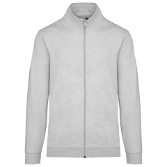 Veste molleton zippée homme Oxford Grey Kariban