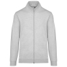 Veste molleton zippée homme Oxford Grey Kariban