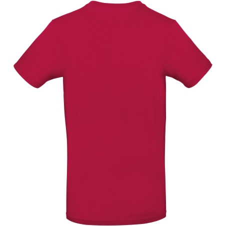 T-shirt homme B&C E190 Rose Sorbet – 185 g/m² – vue 2