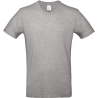 T-shirt homme gris Sport Grey 185 g/m² B&C E190