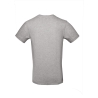 T-shirt homme gris Sport Grey 185 g/m² B&C E190 – vue 2