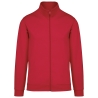 Veste Molleton Zippée Homme Rouge Kariban – 280 g/m²