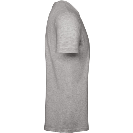 T-shirt homme gris Sport Grey 185 g/m² B&C E190 – vue 3