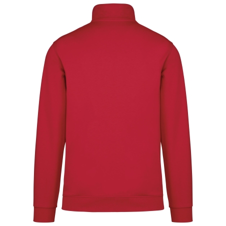 Veste Molleton Zippée Homme Rouge Kariban – 280 g/m² – vue 2