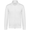 Veste molleton zippée homme Blanc Kariban – Sweat Full Zip