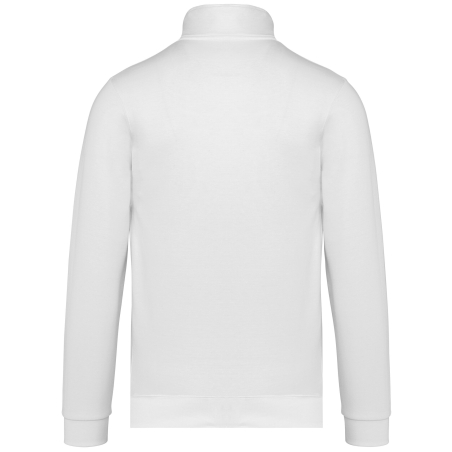 Veste molleton zippée homme Blanc Kariban – Sweat Full Zip – vue 2