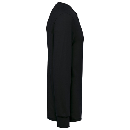 T-shirt écoresponsable manches longues noir WK. Designed To Work – vue 3