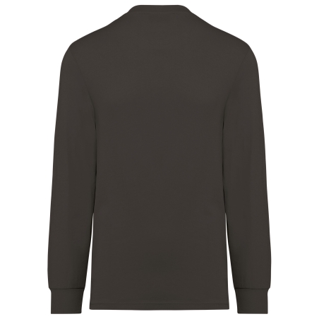 T-shirt écoresponsable ML unisexe Gris WK. Designed To Work – vue 2