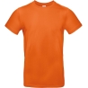 T-shirt homme col rond Orange B&C E190 185 g/m²