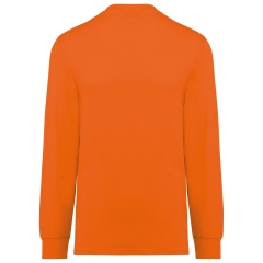 T-shirt manches longues Orange Fluorescent écoresponsable WK. Designed To Work