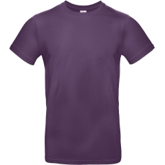 T-shirt homme B&C E190 Violet Urban Purple 185 g/m²