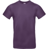 T-shirt homme B&C E190 Violet Urban Purple 185 g/m²