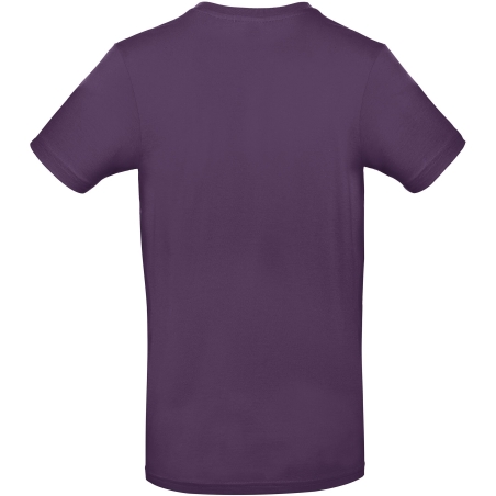 T-shirt homme B&C E190 Violet Urban Purple 185 g/m² – vue 2