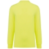 T-shirt manches longues Jaune écoresponsable WK. Designed To Work – vue 2