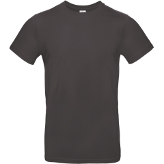 T-shirt homme col rond Noir Used Black 185 g/m² B&C E190