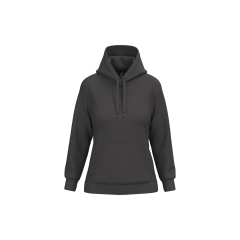 Sweat-shirt à capuche femme gris 280 g/m² Kariban