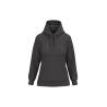 Sweat-shirt à capuche femme gris 280 g/m² Kariban