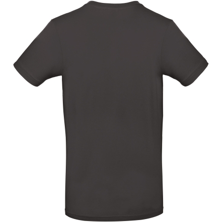 T-shirt homme col rond Noir Used Black 185 g/m² B&C E190 – vue 2