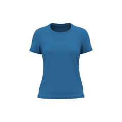 T-shirt Bio150 Femme Bleu Kariban – Coton Bio Personnalisé