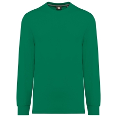 T-shirt écoresponsable manches longues Vert WK. Designed To Work