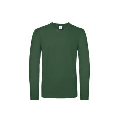 T-shirt manches longues homme Vert Bottle Green B&C E150