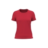 T-shirt bio femme rouge 140 g/m² Kariban – Coupe droite