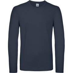 T-shirt manches longues homme B&C E150 Marine