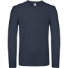 T-shirt manches longues homme B&C E150 Marine