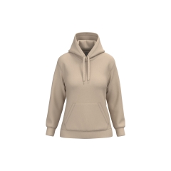 Sweat-shirt à capuche femme beige 280 g/m² – Kariban