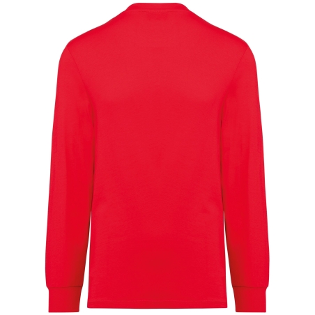 T-shirt écoresponsable manches longues Rouge WK. Designed To Work – vue 2