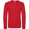 T-shirt manches longues homme Rouge B&C E150