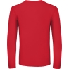 T-shirt manches longues homme Rouge B&C E150 – vue 2