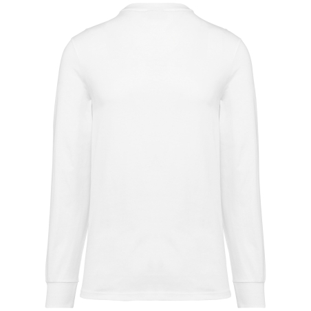 T-shirt écoresponsable manches longues blanc WK. Designed To Work – vue 2