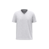 T-shirt Bio Col V Homme Gris Chiné Kariban – 140 g/m²