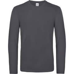 T-shirt homme manches longues gris E190 B&C