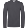 T-shirt homme manches longues gris E190 B&C