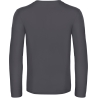 T-shirt homme manches longues gris E190 B&C – vue 2
