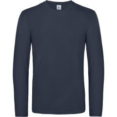 T-shirt manches longues Marine B&C E190 – 185 g/m²