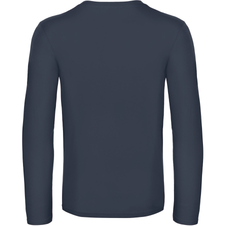 T-shirt manches longues Marine B&C E190 – 185 g/m² – vue 2